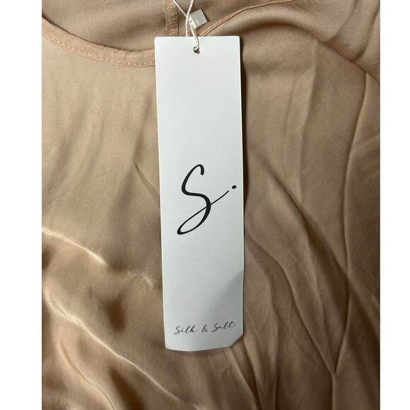 Silk & Salt Viscose Midi Dress Women’s One Size - Picture 5 of 7